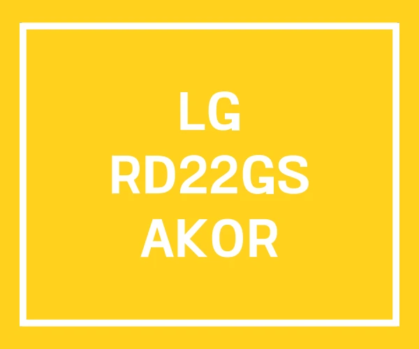 LG RD22GS AKOR LG RD22GS AKOR