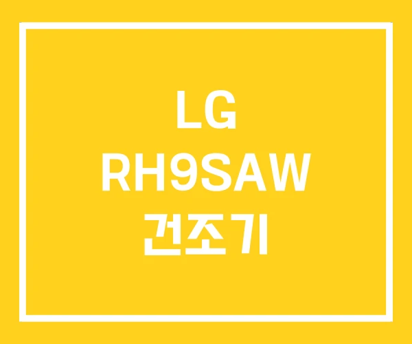 LG RH9SAW 건조기 LG RH9SAW 건조기