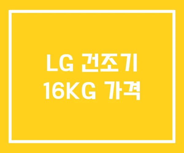 LG 건조기 16KG 가격 LG 건조기 16KG 가격