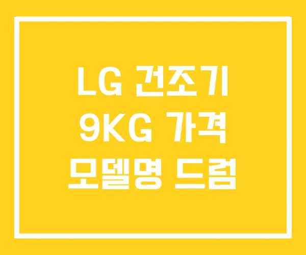 LG 건조기 9KG 가격 모델명 드럼 LG 건조기 9KG 가격 모델명 드럼
