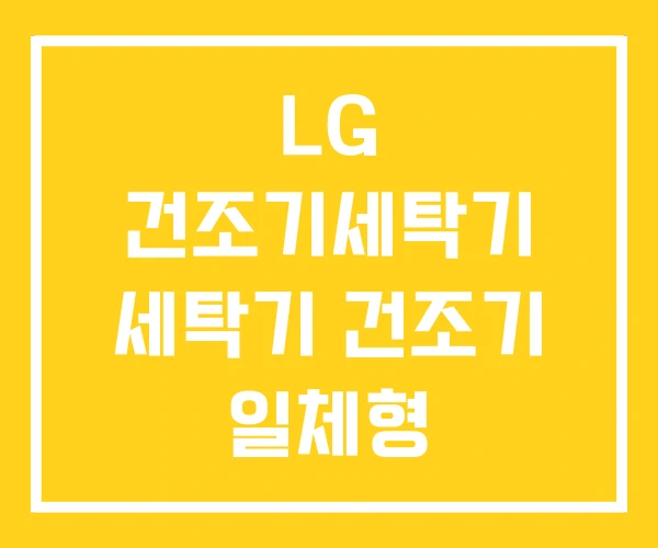 LG 건조기세탁기 세탁기 건조기 일체형 LG 건조기세탁기 세탁기 건조기 일체형