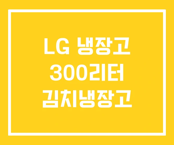 LG 냉장고 300리터 김치냉장고 LG 냉장고 300리터 김치냉장고