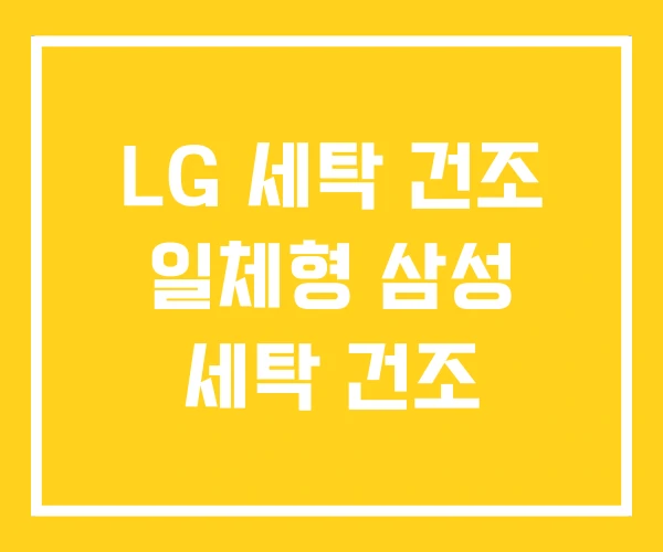 LG 세탁 건조 일체형 삼성 세탁 건조 LG 세탁 건조 일체형 삼성 세탁 건조