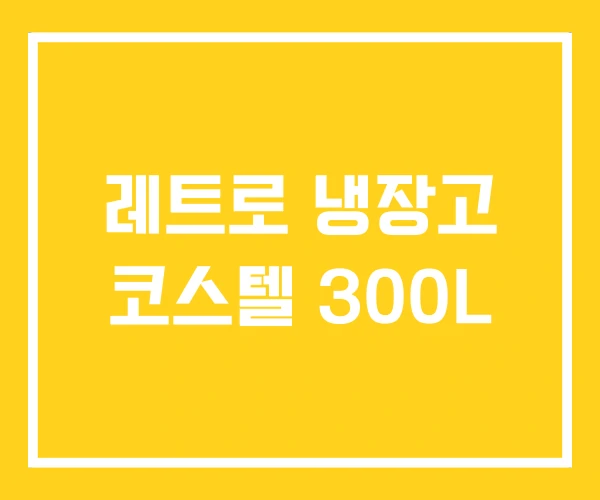 레트로 냉장고 코스텔 300L 레트로 냉장고 코스텔 300L