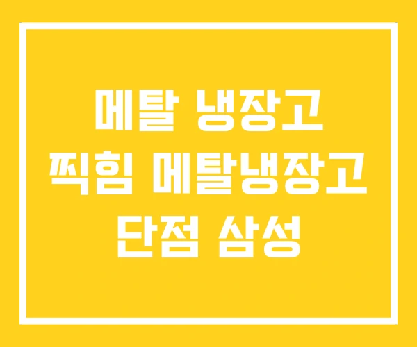 메탈 냉장고 찍힘 메탈냉장고 단점 삼성
