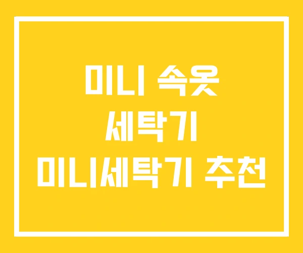 미니 속옷 세탁기 미니세탁기 추천 미니 속옷 세탁기 미니세탁기 추천