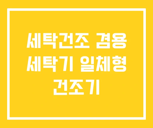 세탁건조 겸용 세탁기 일체형 건조기 세탁건조 겸용 세탁기 일체형 건조기