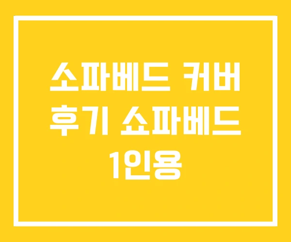소파베드 커버 후기 쇼파베드 1인용 소파베드 커버 후기 쇼파베드 1인용