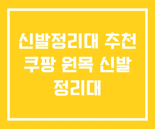 신발정리대 추천 쿠팡 원목 신발 정리대