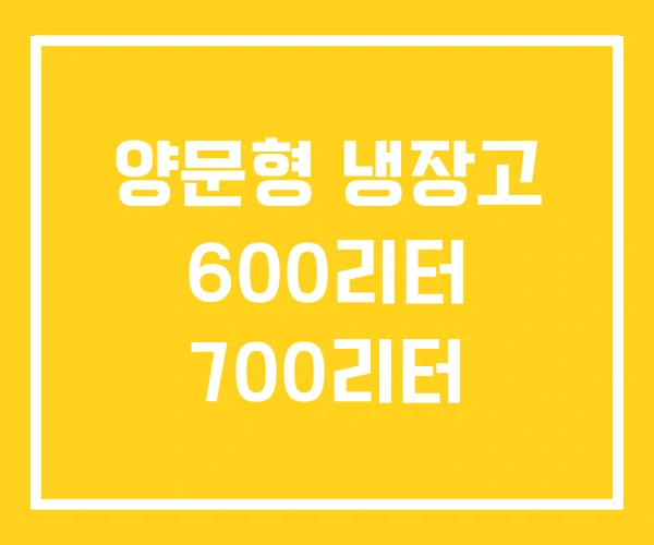 양문형 냉장고 600리터 700리터 양문형 냉장고 600리터 700리터