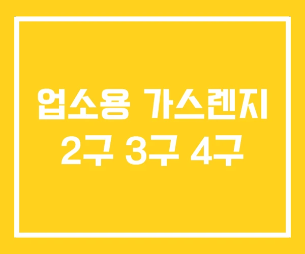 업소용 가스렌지 2구 3구 4구 업소용 가스렌지 2구 3구 4구