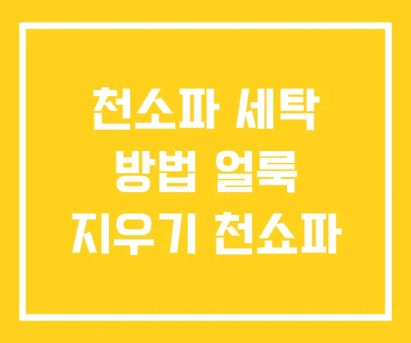 천소파 세탁 방법 얼룩 지우기 천쇼파 천소파 세탁 방법 얼룩 지우기 천쇼파