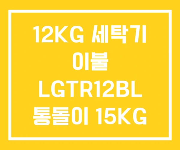12KG 세탁기 이불 LGTR12BL 통돌이 15KG 12KG 세탁기 이불 LGTR12BL 통돌이 15KG