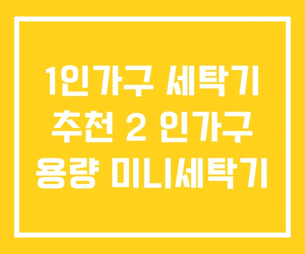 1인가구 세탁기 추천 2 인가구 용량 미니세탁기 1인가구 세탁기 추천 2 인가구 용량 미니세탁기