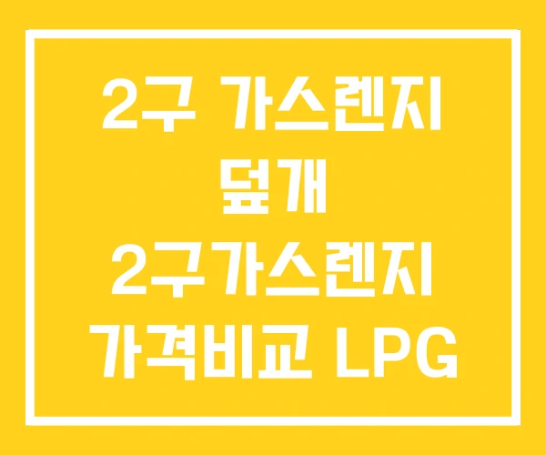 2구 가스렌지 덮개 2구가스렌지 가격비교 LPG 2구 가스렌지 덮개 2구가스렌지 가격비교 LPG
