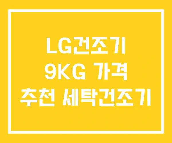 LG건조기 9KG 가격 추천 세탁건조기 LG건조기 9KG 가격 추천 세탁건조기