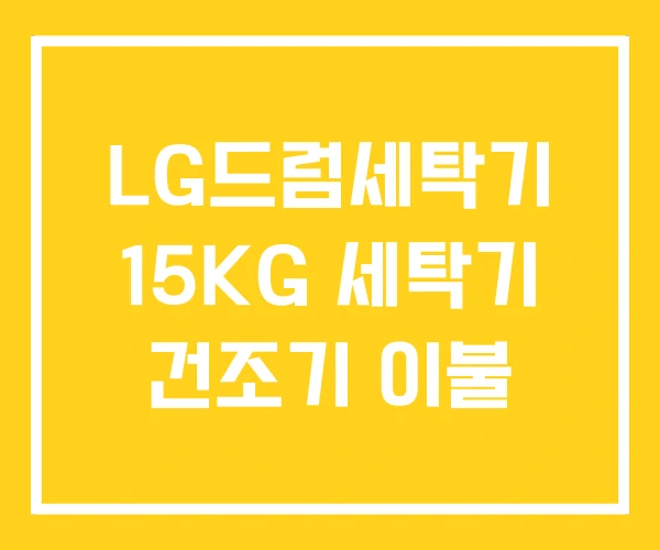 LG드럼세탁기 15KG 세탁기 건조기 이불 LG드럼세탁기 15KG 세탁기 건조기 이불