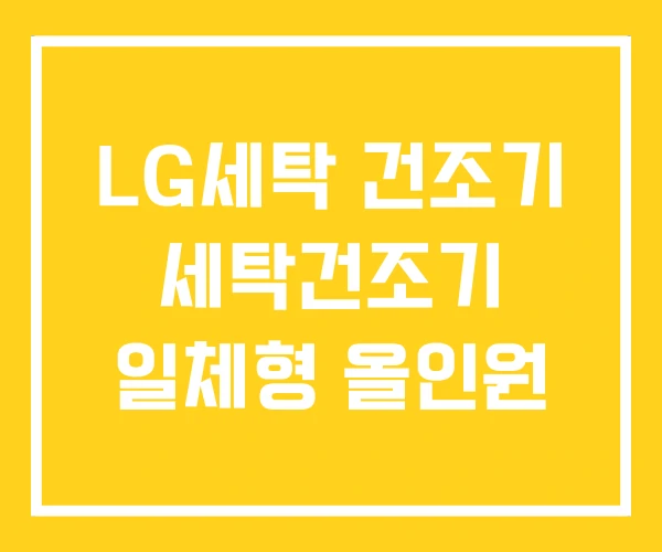 LG세탁 건조기 세탁건조기 일체형 올인원 LG세탁 건조기 세탁건조기 일체형 올인원