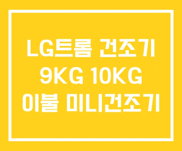 LG트롬 건조기 9KG 10KG 이불 미니건조기 LG트롬 건조기 9KG 10KG 이불 미니건조기