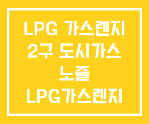 LPG 가스렌지 2구 도시가스 노즐 LPG가스렌지 교체 LPG 가스렌지 2구 도시가스 노즐 LPG가스렌지 교체