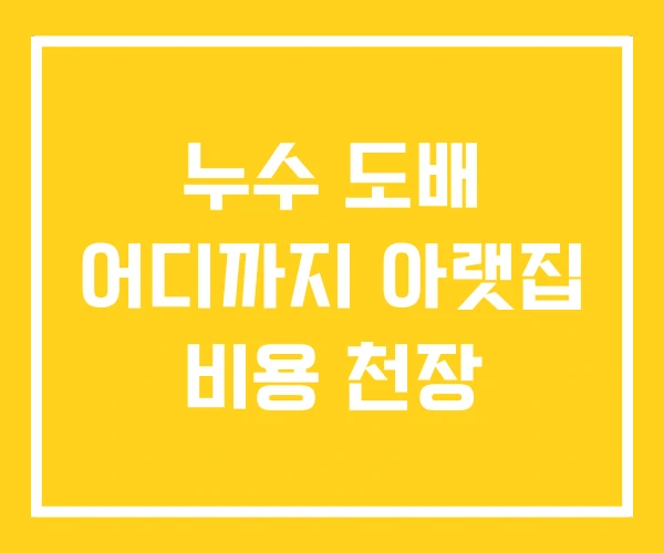 누수 도배 어디까지 아랫집 비용 천장 누수 도배 어디까지 아랫집 비용 천장