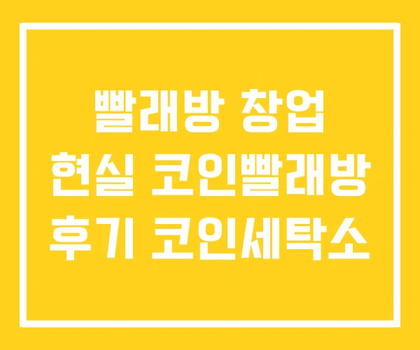 빨래방 창업 현실 코인빨래방 후기 코인세탁소 빨래방 창업 현실 코인빨래방 후기 코인세탁소