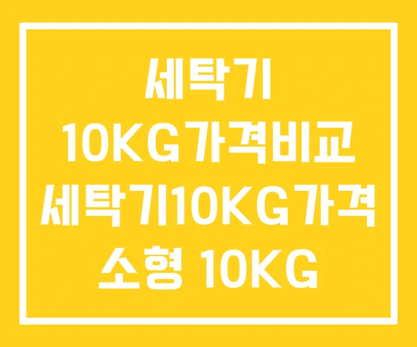 세탁기 10KG가격비교 세탁기10KG가격 소형 10KG