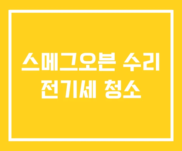 스메그오븐 수리 전기세 청소 스메그오븐 수리 전기세 청소