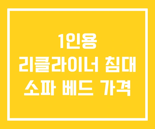 1인용 리클라이너 침대 소파 베드 가격 1인용 리클라이너 침대 소파 베드 가격