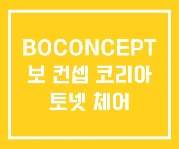 BOCONCEPT 보 컨셉 코리아 토넷 체어 BOCONCEPT 보 컨셉 코리아 토넷 체어