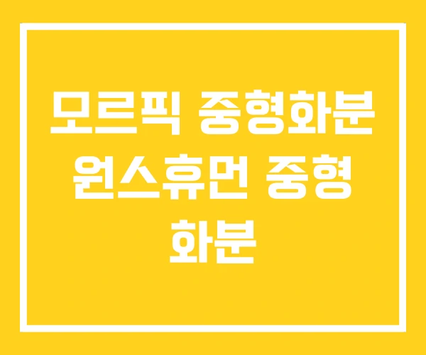 모르픽 중형화분 원스휴먼 중형 화분 모르픽 중형화분 원스휴먼 중형 화분