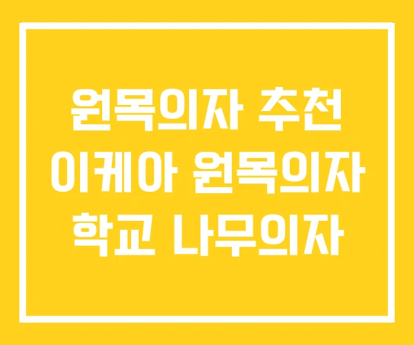 원목의자 추천 이케아 원목의자 학교 나무의자